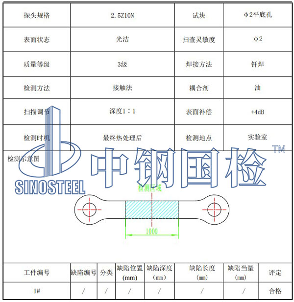 吊環(huán)檢測項目結(jié)果